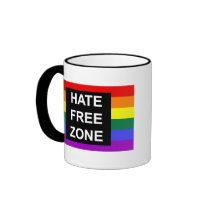 Hate Free Zone Coffee Mugs