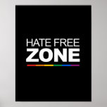 HATE FREE ZONE posters