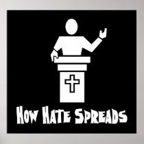 Hate From The Pulpit Posters