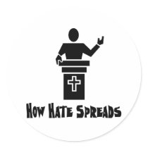 Hate From The Pulpit stickers