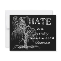 Hate is an STD invitations by orsobear Hate is an STD invitations