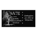 Hate is an STD Personalized Photo Card