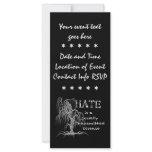 Hate is an STD Rack Card Design