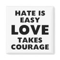 Hate is Easy magnets by LabelMeHappy Hate is Easy magnets