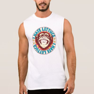 Hate Lettuce Monkey Sleeveless Shirt