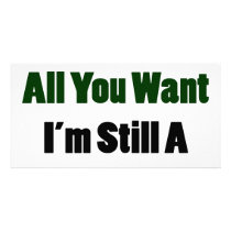 Hate Me All You Want I'm Still A Vegetarian photo cards by Supernova23 Hate Me All You Want I'm Still A Vegetarian photo cards