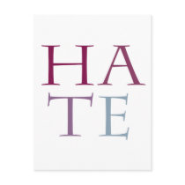 Hate postcards by alternateworlds Hate postcards
