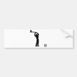 hate soocer game bumper sticker