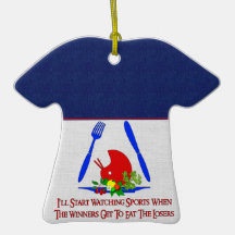 Hate Sports Christmas Tree Ornament
