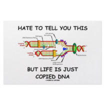 Hate To Tell You This But Life Is Just Copied DNA stationery