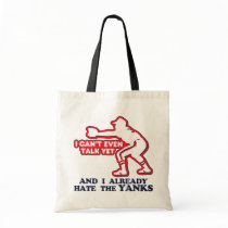 Hate Yankees Baby bags