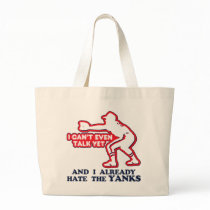 Hate Yankees Baby Canvas Bag