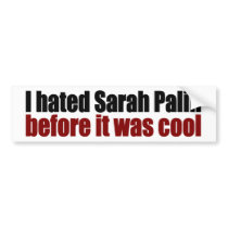 Hated Palin before it was cool bumper stickers