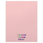 Haters Gonna Hate Personalized Letterhead