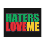 Haters Love Me Postcard