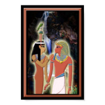 Hathor and Horemheb posters by faelittlewolf Hathor and Horemheb posters