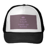 [Two hearts] keep calm and think of nana  Hats