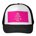 [Crown] keep calm and love ♥ rd!  Hats