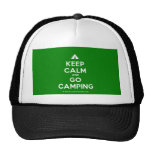 [Tent] keep calm and go camping  Hats