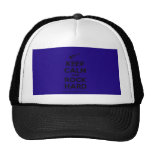 [Electric guitar] keep calm and rock hard  Hats
