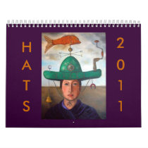 Hats 2011 wall calendars