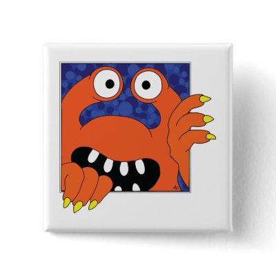 HATS, ETC, IMAGES ONLY PINBACK BUTTONS by MONSTERVISIONS
