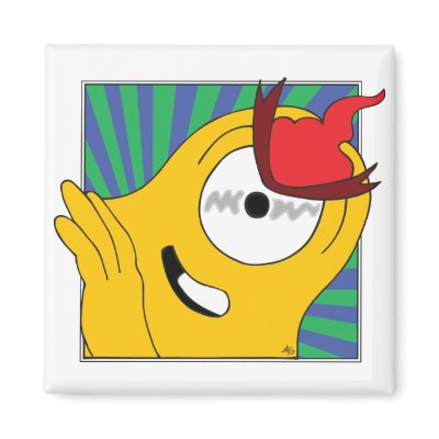 HATS,ETC, IMAGES ONLY MAGNETS by MONSTERVISIONS