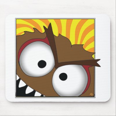 HATS,ETC, IMAGES ONLY MOUSE PAD by MONSTERVISIONS