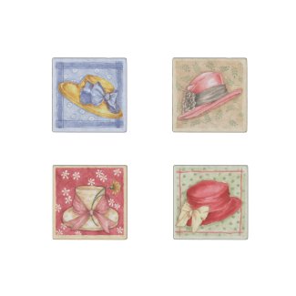 Hats - Magnet Set Stone Magnet