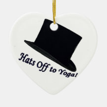 Hats Off to Yoga Ornament