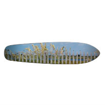 Hatteras Beach Sea Oats and Sand Dune Fence Skate Board Deck