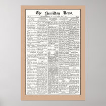 Haughey Family Reunion - Sept 8, 1905, Brown Print