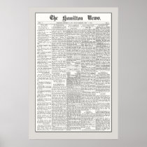 Haughey Family Reunion - Sept 8, 1905 - Gray Poster