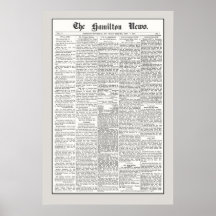 Haughey Family Reunion - Sept 8, 1905 - Gray Poster