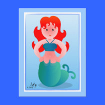 Haughty Mermaiden Postcard postcards
