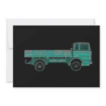 Haulers movers transport vintage toy truck photo invites