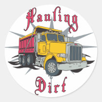 Hauling Dirt Dump Truck stickers