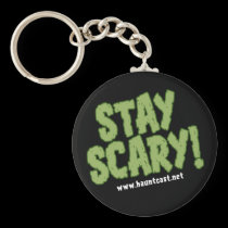 Hauntcast Stay Scary Keychain keychains