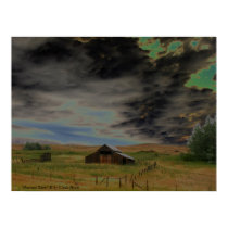 "Haunted Barn" © by Linda Hoxie posters by Art_By_Linda "Haunted Barn" © by Linda Hoxie posters