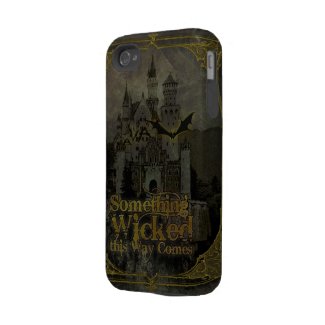Haunted Castle Halloween iPhone 4 Case-Mate Case casematecase