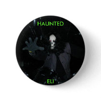 HAUNTED ELI BUTTON by hauntedwebmistress HAUNTED ELI BUTTON