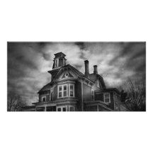Haunted - Flemington, NJ - Spooky Town Picture Card