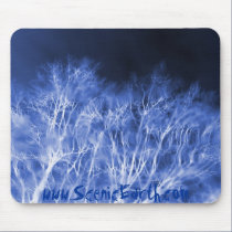 Haunted Forest Trees Gothic Art Mousepad