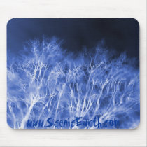 Haunted Forest Trees Gothic Art Mousepad by ScenicEarthStudios Haunted Forest Trees Gothic Art Mousepad