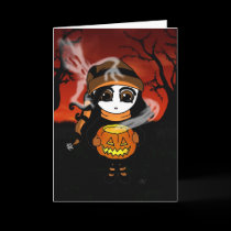 'Haunted Halloween' Card