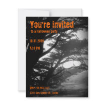Haunted Halloween Invitations