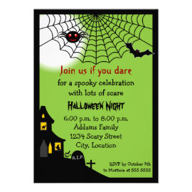 Haunted Halloween Party Invitation