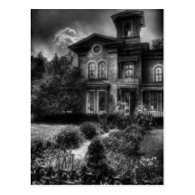 Haunted - Haunted House Post Cards