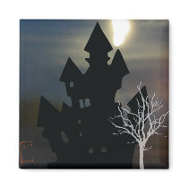 Haunted House #1 magnets by BlayzeInk Haunted House #1 magnets