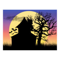 Haunted House Afternoon Poster Print posters